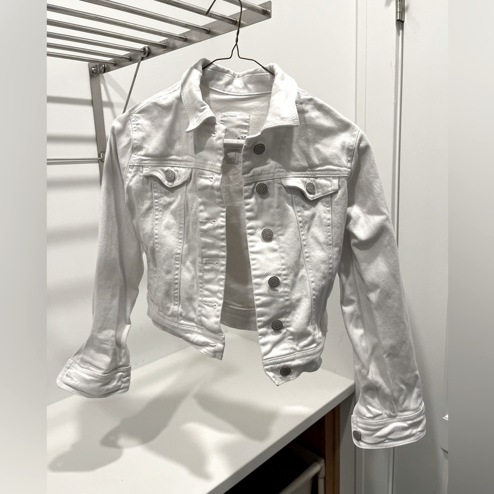 White denim jacket